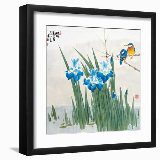 Asian Traditional Painting-WizData-Framed Art Print