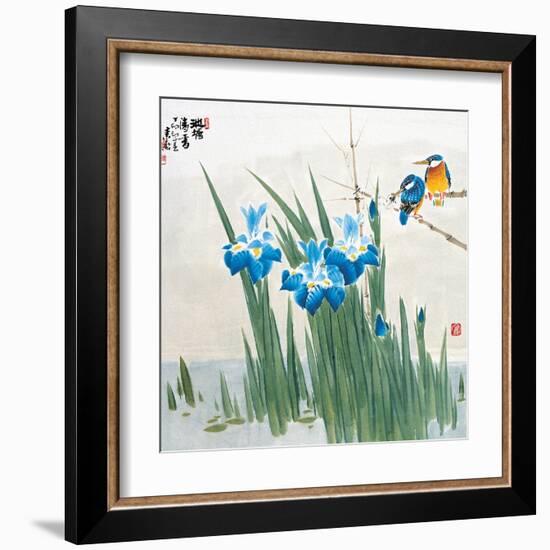 Asian Traditional Painting-WizData-Framed Art Print