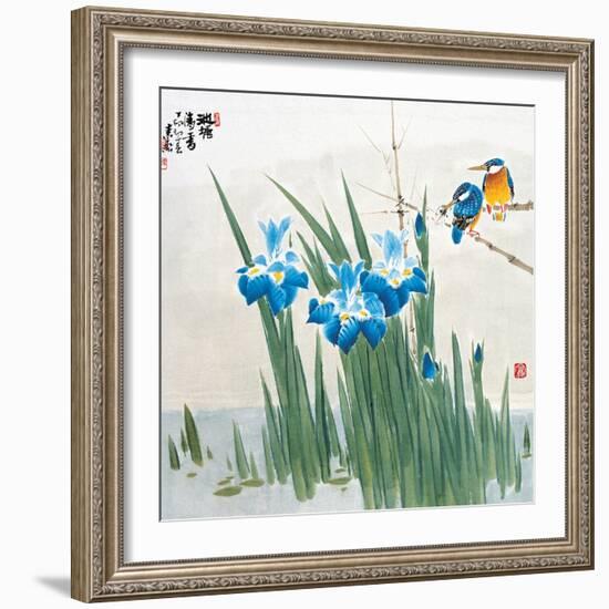 Asian Traditional Painting-WizData-Framed Premium Giclee Print