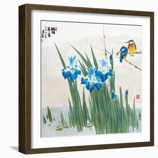 Asian Traditional Painting-WizData-Framed Premium Giclee Print