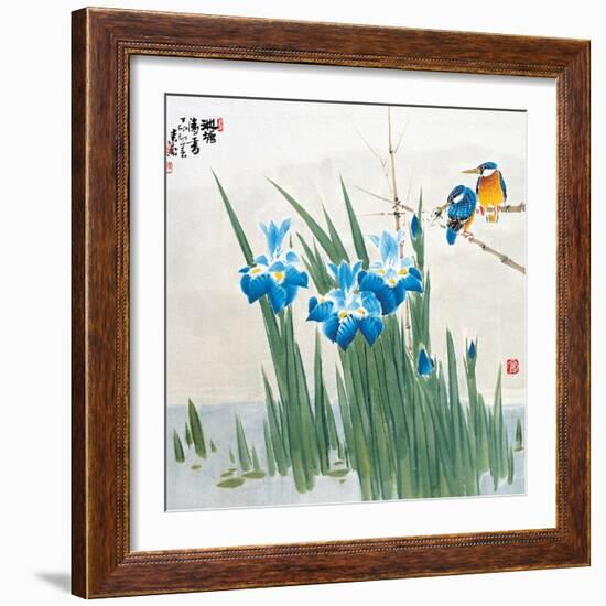 Asian Traditional Painting-WizData-Framed Premium Giclee Print