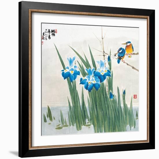 Asian Traditional Painting-WizData-Framed Premium Giclee Print