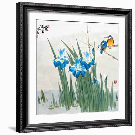 Asian Traditional Painting-WizData-Framed Premium Giclee Print