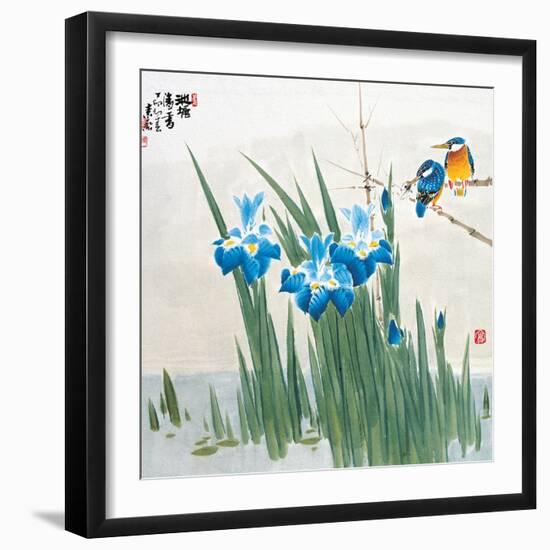 Asian Traditional Painting-WizData-Framed Art Print