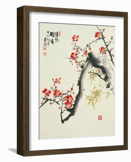 Asian Traditional Painting-WizData-Framed Art Print