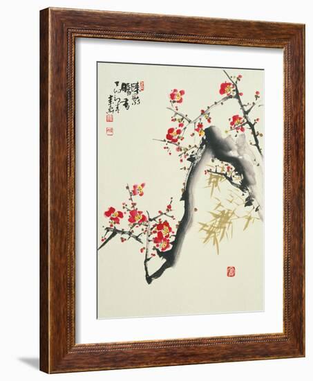 Asian Traditional Painting-WizData-Framed Art Print