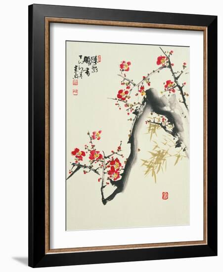 Asian Traditional Painting-WizData-Framed Art Print