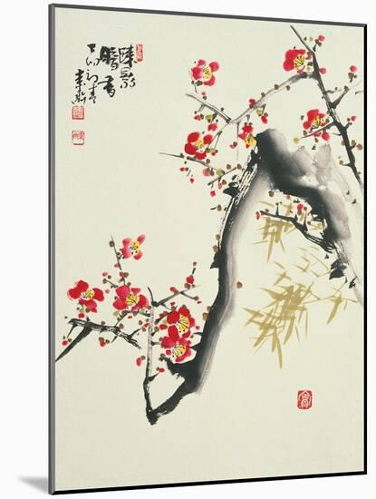 Asian Traditional Painting-WizData-Mounted Art Print