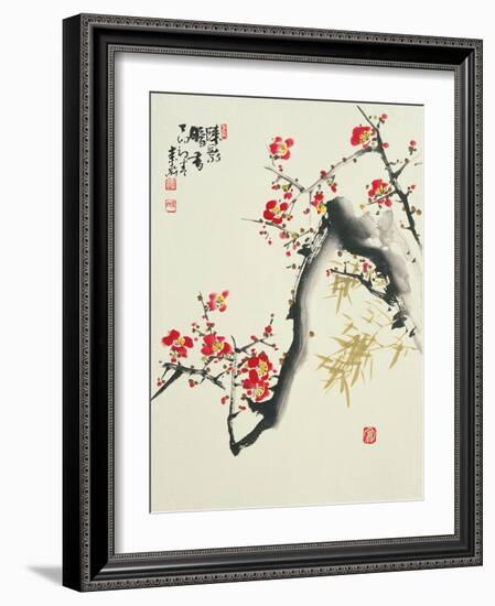 Asian Traditional Painting-WizData-Framed Art Print