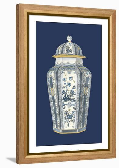 Asian Urn in Blue and White I-Vision Studio-Framed Stretched Canvas