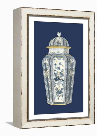 Asian Urn in Blue and White I-Vision Studio-Framed Stretched Canvas