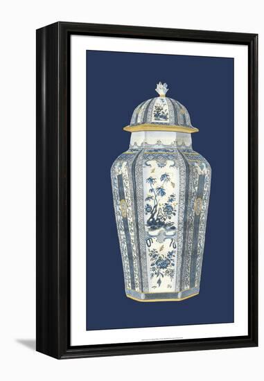 Asian Urn in Blue and White I-Vision Studio-Framed Stretched Canvas