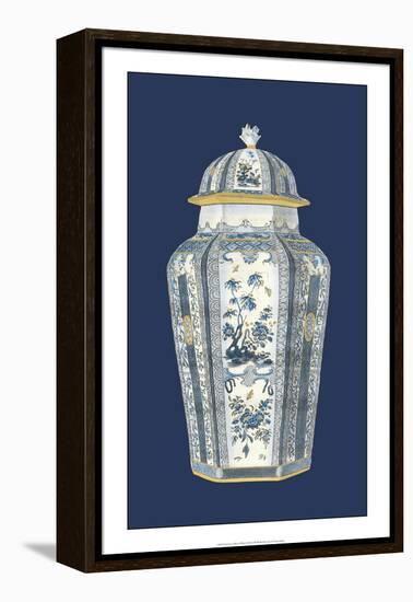 Asian Urn in Blue and White I-Vision Studio-Framed Stretched Canvas