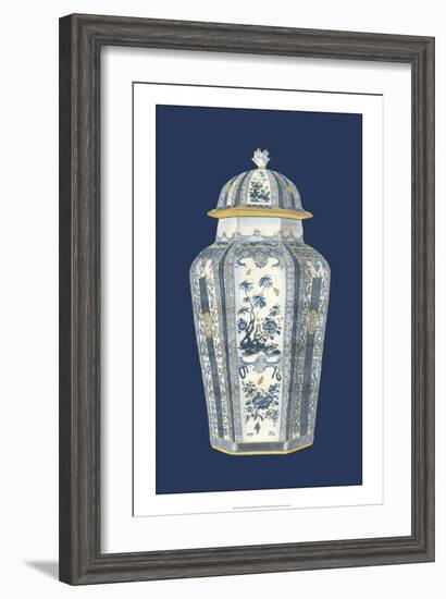 Asian Urn in Blue and White I-Vision Studio-Framed Art Print