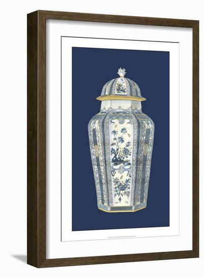 Asian Urn in Blue and White I-Vision Studio-Framed Art Print