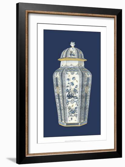 Asian Urn in Blue and White I-Vision Studio-Framed Art Print