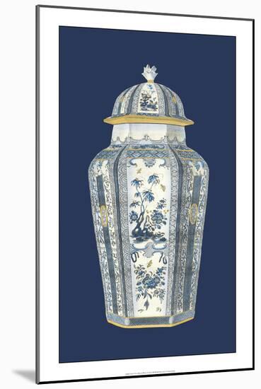 Asian Urn in Blue and White I-Vision Studio-Mounted Art Print