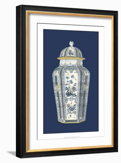 Asian Urn in Blue and White I-Vision Studio-Framed Art Print