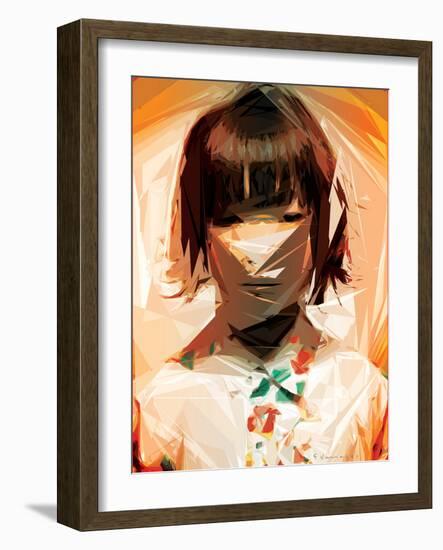 Asian Woman-Enrico Varrasso-Framed Art Print