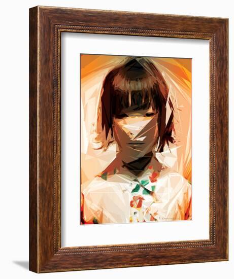 Asian Woman-Enrico Varrasso-Framed Art Print