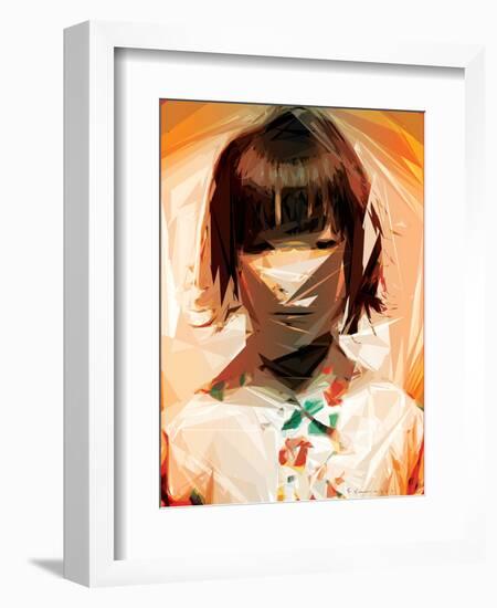 Asian Woman-Enrico Varrasso-Framed Art Print