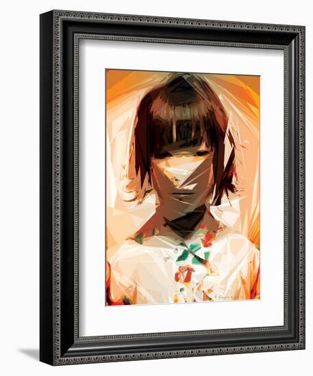 Asian Woman-Enrico Varrasso-Framed Art Print