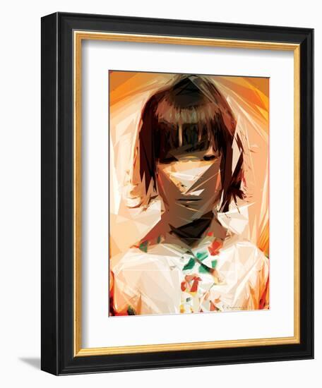 Asian Woman-Enrico Varrasso-Framed Art Print