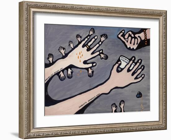 Ask, and Get, No Reassurance, 1974-Charlotte Johnson Wahl-Framed Giclee Print