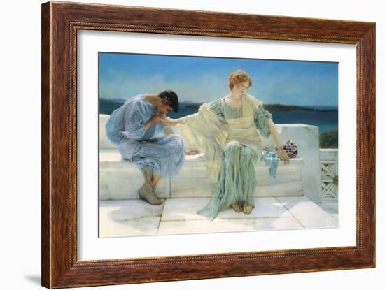 Ask Me No More, 1906-Sir Lawrence Alma-Tadema-Framed Giclee Print