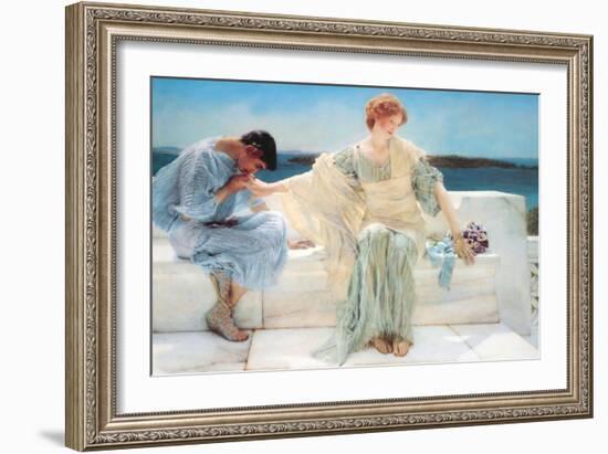 Ask Me No More-Sir Lawrence Alma-Tadema-Framed Art Print