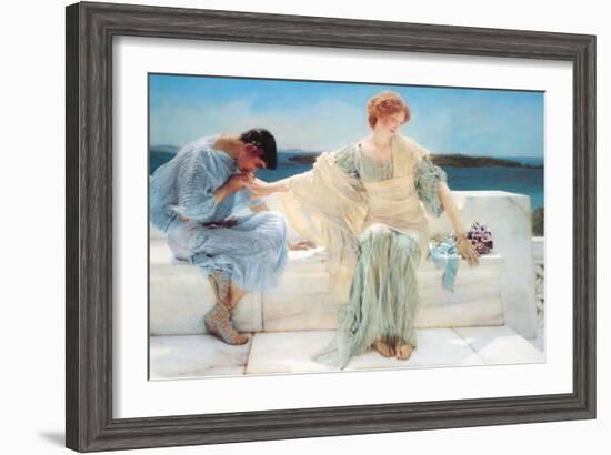 Ask Me No More-Sir Lawrence Alma-Tadema-Framed Art Print