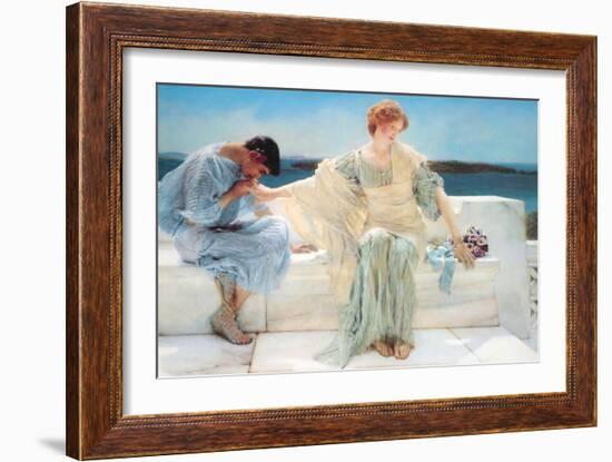 Ask Me No More-Sir Lawrence Alma-Tadema-Framed Art Print