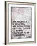 Ask Your Self-Jace Grey-Framed Art Print