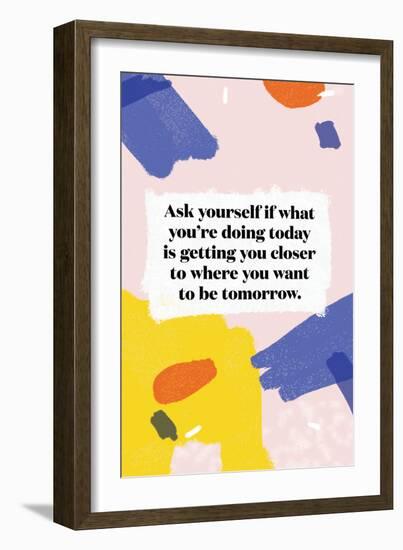 Ask Yourself-null-Framed Art Print