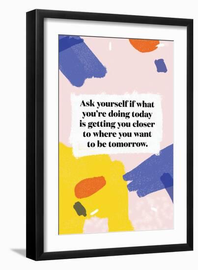 Ask Yourself-null-Framed Art Print