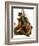 "Asleep on the Job", August 29,1925-Norman Rockwell-Framed Giclee Print