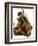 "Asleep on the Job", August 29,1925-Norman Rockwell-Framed Giclee Print