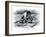 Asleep on the Raft, Illustration from 'The Adventures of Huckleberry Finn', by Mark Twain-Edward Windsor Kemble-Framed Giclee Print