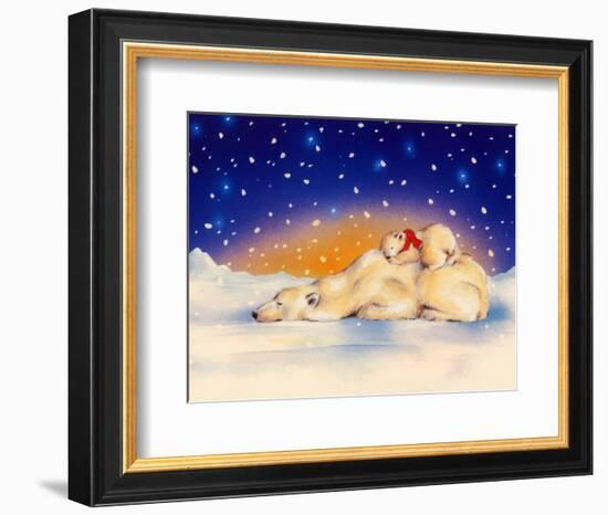 Asleep on Top-Makiko-Framed Art Print