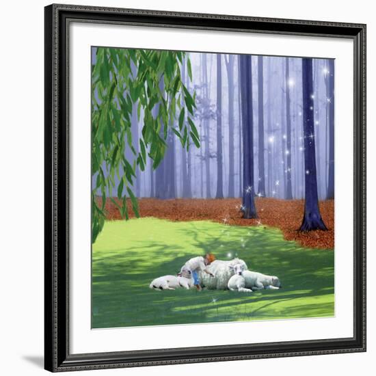 Asleep With Sheep-Nancy Tillman-Framed Giclee Print