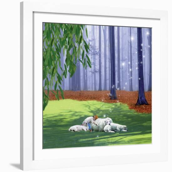 Asleep With Sheep-Nancy Tillman-Framed Giclee Print