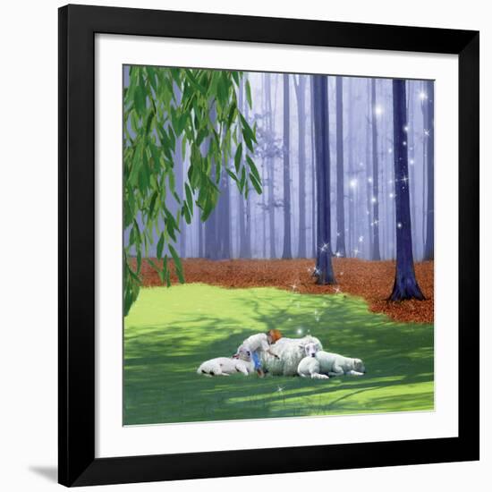 Asleep With Sheep-Nancy Tillman-Framed Giclee Print