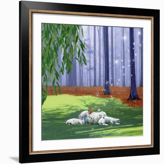 Asleep With Sheep-Nancy Tillman-Framed Giclee Print