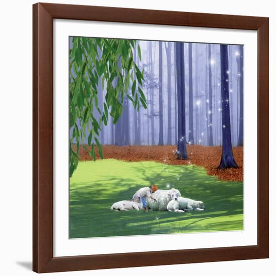 Asleep With Sheep-Nancy Tillman-Framed Giclee Print