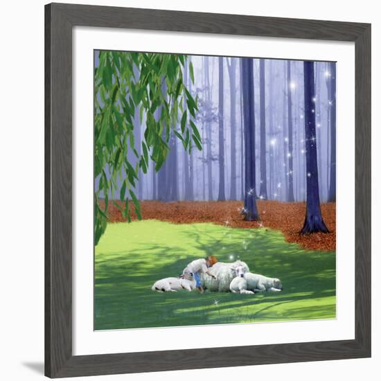 Asleep With Sheep-Nancy Tillman-Framed Giclee Print