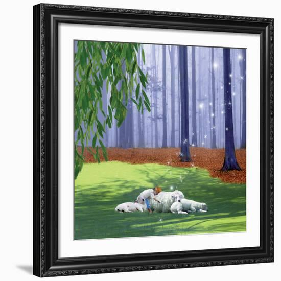 Asleep With Sheep-Nancy Tillman-Framed Giclee Print