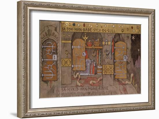 Åsmund Bringing Home Silver and Gold-Gerhard Munthe-Framed Giclee Print