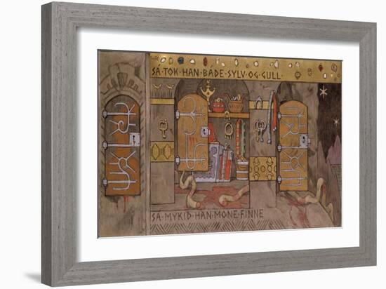 Åsmund Bringing Home Silver and Gold-Gerhard Munthe-Framed Giclee Print