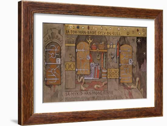 Åsmund Bringing Home Silver and Gold-Gerhard Munthe-Framed Giclee Print