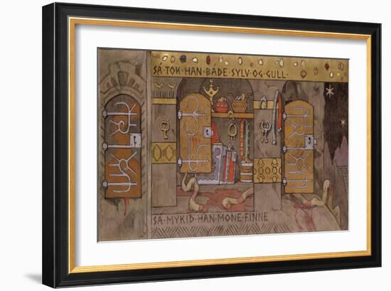 Åsmund Bringing Home Silver and Gold-Gerhard Munthe-Framed Giclee Print